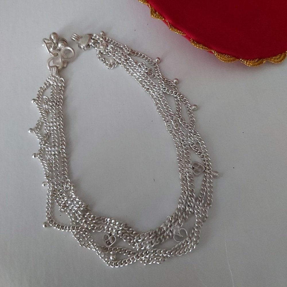 Silver Ankle Bracelet Ahmedabad City India